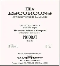 Mas Martinet Priorat Els Escurcons 750ml