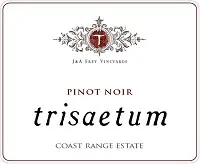 Trisaetum Pinot Noir Coast Range Estate 750ml