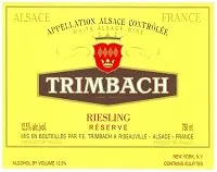 Trimbach Riesling Reserve 750ml