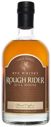 Rough Rider Rye Whisky Three Barrel Bull Moose 750ml