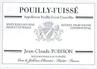 Jean-claude Poisson Pouilly-fuisse 750ml