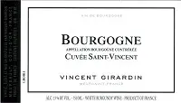 Vincent Girardin Bourgogne Blanc Cuvee Saint Vincent 750ml