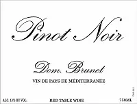 Dom. Brunet Pinot Noir 750ml