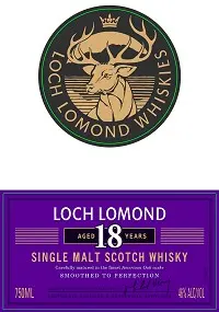 Loch Lomond Scotch Single Malt 18 Year 750ml