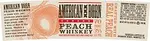 American Xxx Born Whiskey Peach 750ml