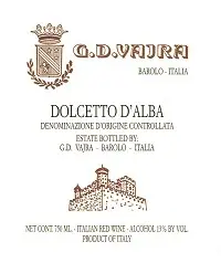 G.d. Vajra Dolcetto D'alba 750ml
