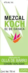 Koch Mezcal Espadin Olla De Barro 750ml