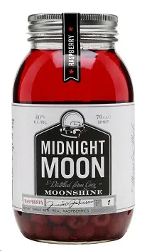 Midnight Moon Junior Johnson's Raspberry Moonshine 750ml