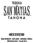 San Matias Tequila Anejo Tahona 750ml