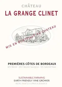 Chateau La Grange Clinet Premieres Cotes De Bordeaux 750ml