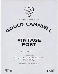 Gould Campbell Port Vintage 750ml