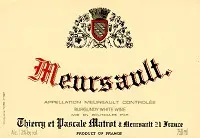 Thierry Et Pascale Matrot Meursault 750ml