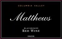 Matthews Red Blackboard 750ml