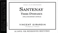 Vincent Girardin Santenay Blanc Terre D'enfance 750ml