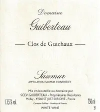Domaine Guiberteau Saumur Blanc Clos Des Guichaux 1.50L