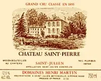 Chateau Saint-pierre St. Julien 750ml