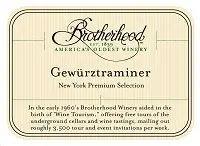 Brotherhood Gewurztraminer 750ml