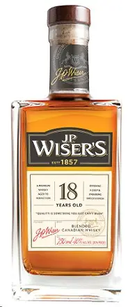 J.p. Wiser's Canadian Whisky 18 Year 750ml