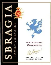 Sbragia Zinfandel Gino's Vineyard 750ml