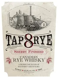 Tap Rye Rye Whisky 8 Year Sherry Finished 750ml