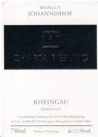Johannishof Riesling Charta 750ml