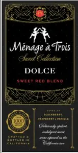 Menage A Trois Red Blend Sweet Collection Dolce 750ml