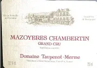 Domaine Taupenot-merme Mazoyeres Chambertin 750ml