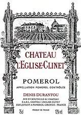 Chateau L'eglise-clinet Pomerol 750ml