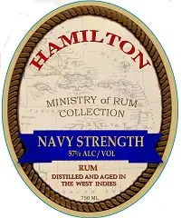Hamilton Rum Navy Strength 750ml