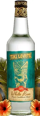 Tiki Lovers Rum White 750ml