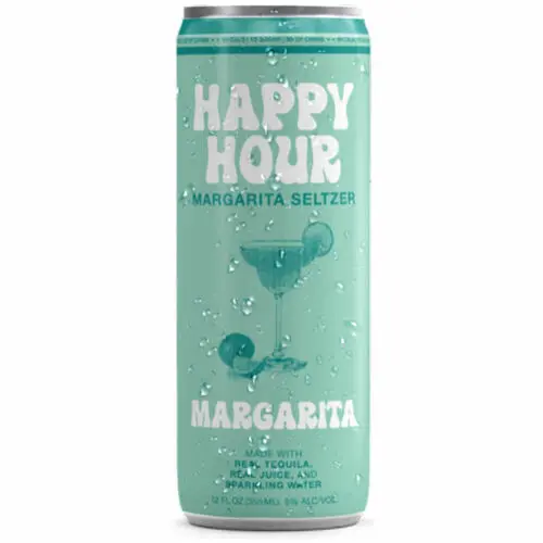 Happy Hour Margarita Seltzer 12oz 4 Pack Cans