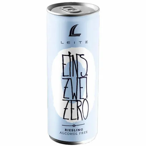 Leitz Eins Zwei Zero Alcohol Free German Sparkling Riesling NV 250ml 4 Cans