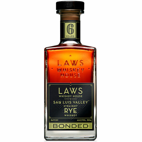Laws Whiskey House San Luis Valley Bonded Straight Rye Whiskey 750ml
