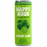 Happy Hour Sharp Lime Tequila Seltzer 12oz 4 Pack Cans