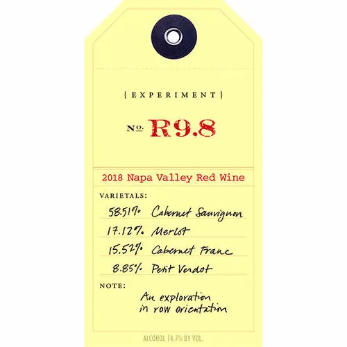 Ovid Experiment R9.8 Napa Red Blend 2018