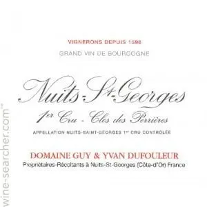 Domaine Guy et Yvan Dufouleur - Domaine Guy & Yvan Dufouleur Nuits-Saint-Georges Premier Cru Clos des Perrieres 2013 750ml