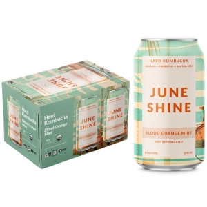 JuneShine Hard Kombucha - Blood Orange Mint