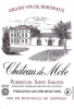 Chateau De Mole Puisseguin Saint Emilion 750ml