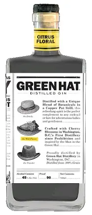 Green Hat Gin Citrus Floral 750ml