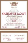 Chateau De Lacquy Bas-armagnac 1980 39 Year 750ml