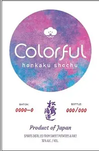 Colorful Shochu Honkaku 750ml
