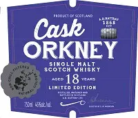 Cask Ornkey Scotch Single Malt 18 Year 750ml