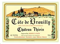 Chateau Thivin Cote De Brouilly 750ml