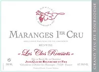 Jean-claude Regnaudot Maranges Les Clos Roussots 750ml