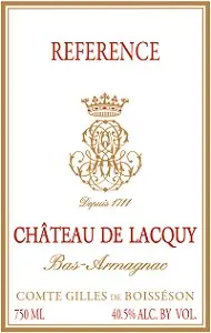 Chateau De Lacquy Bas-armagnac Reference 750ml