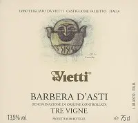 Vietti Barbera D'asti Tre Vigne 750ml