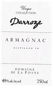 Francis Darroze Armagnac-tenareze Domaine De La Poste Vintage 750ml