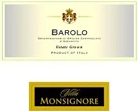 Villa Monsignore Barolo 750ml