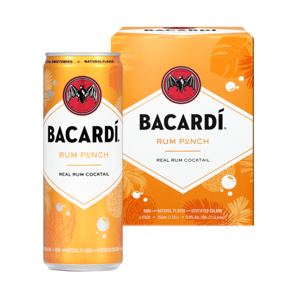 Bacardi Rum Punch Cocktail 4x355ml Cans Liquor Store Online