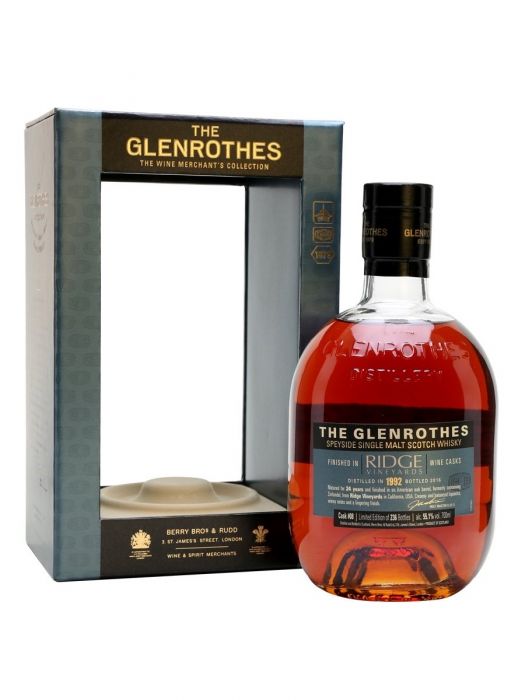 Glenrothes Ridge Scotch Single Malt Finished In Wine Casks #11 Bottled 1992 750ml